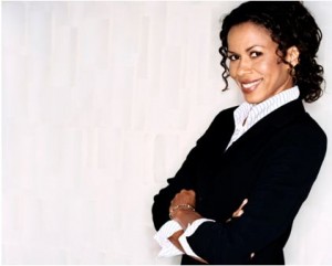 confident woman smiling